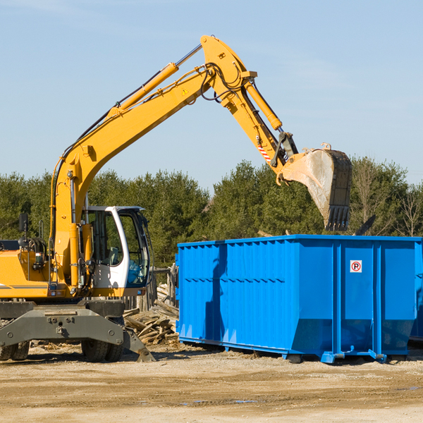 are there any restrictions on where a residential dumpster can be placed in Richfield